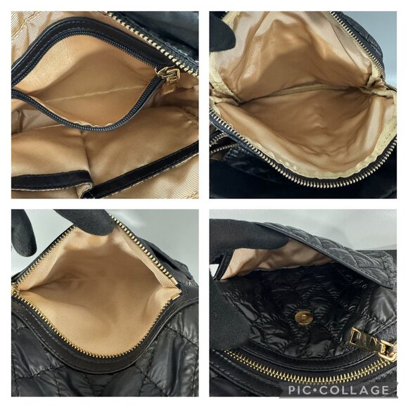 Clava Black Square Quilted Crossbody Bag - Picture 12 of 14